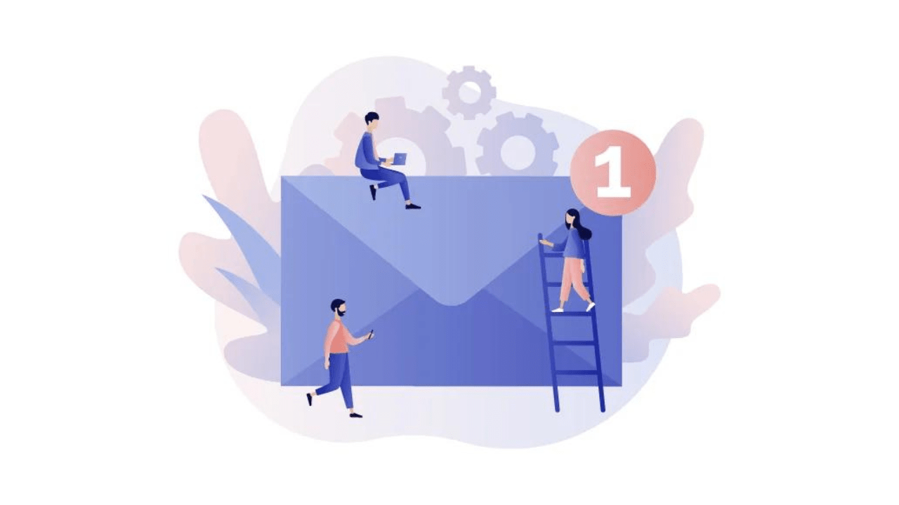 AMODIT email threading Illustration of a message being delivered into a shared workflow