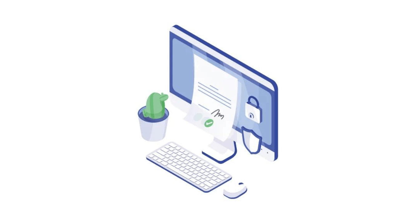 Electronic document initialing before final signature