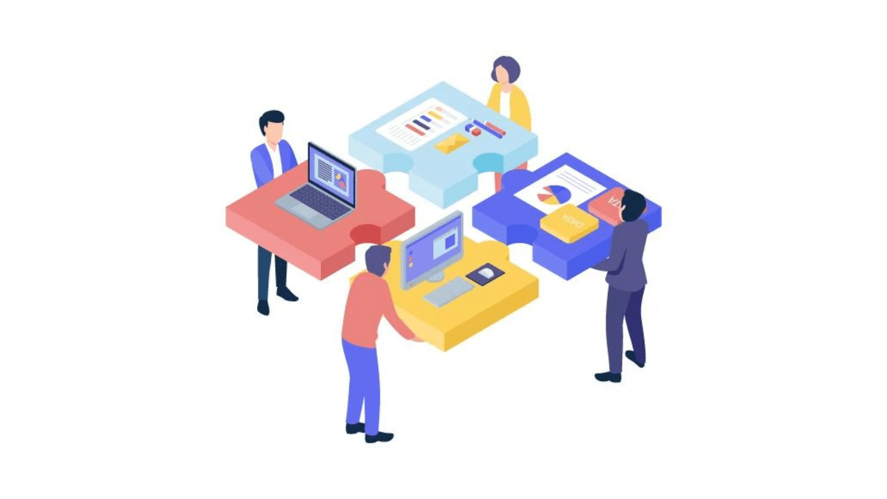 Teams connecting digital business processes across several systems
