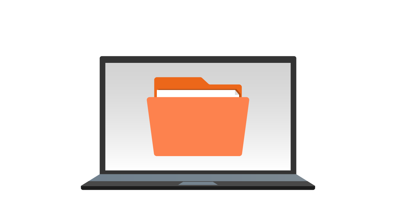 Illustration of an electronic document workflow