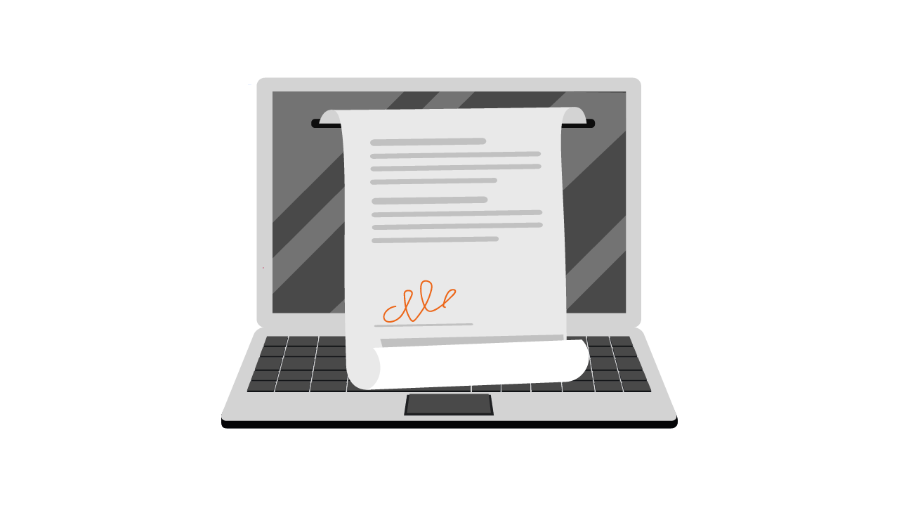 AMODIT TrustCenter electronic-signature integration for an existing business system