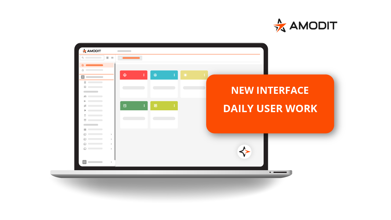 New AMODIT interface supporting easier daily work