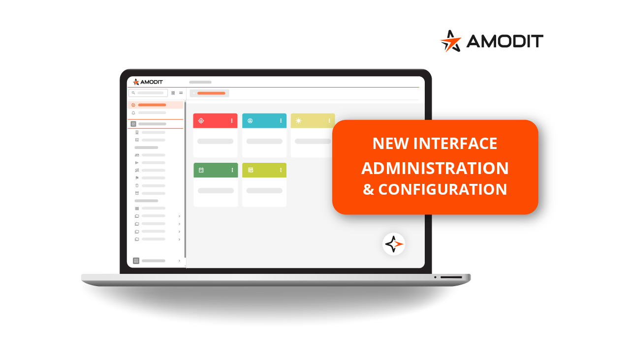 AMODIT new interface for administration and configuration