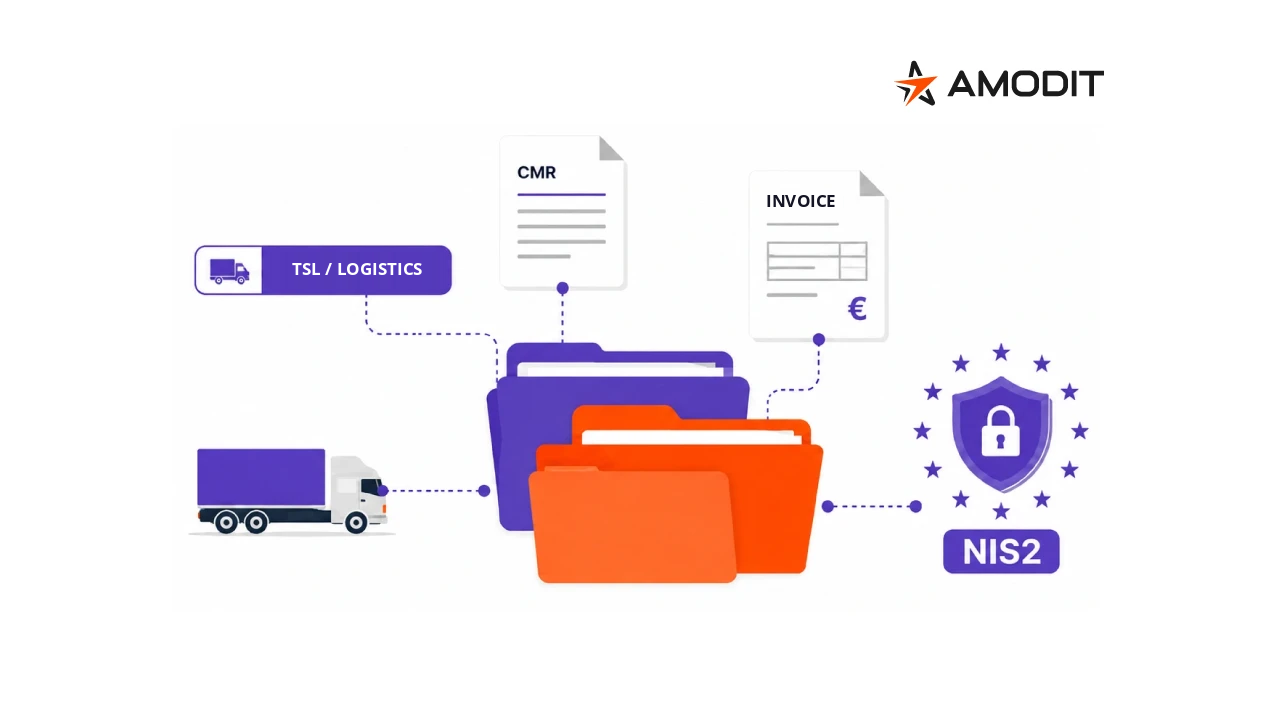 Transport and logistics documents connected to NIS2 security controls
